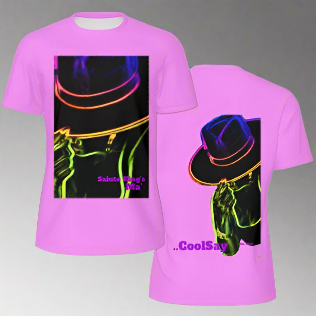 Men’s “ Salute King’s” Violet Double side Graphic T-Shirts