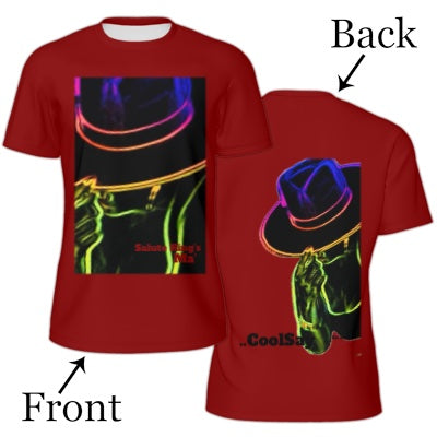 Men’s “ Salute King’s” Maroon Double side Graphic T-Shirts